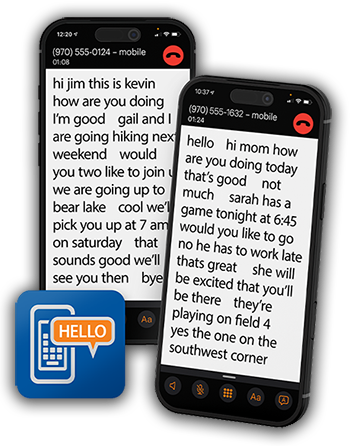 Hamilton CapTel Connect on mobile phones